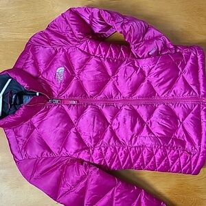 The North Face Hot Pink 550 Puffer